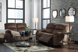 Bolzano Coffee Reclining Sofa - 9380281 - Gate Furniture