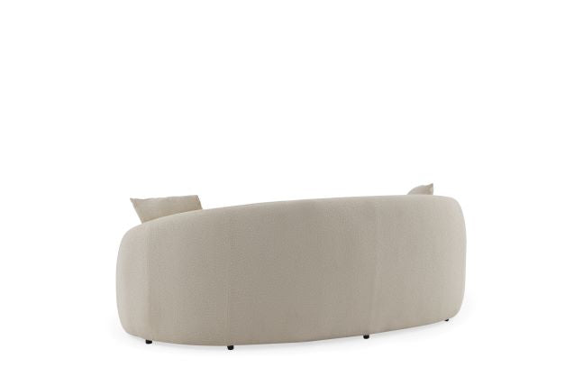 Bonita Ivory Boucle Sofa & Loveseat - Gate Furniture