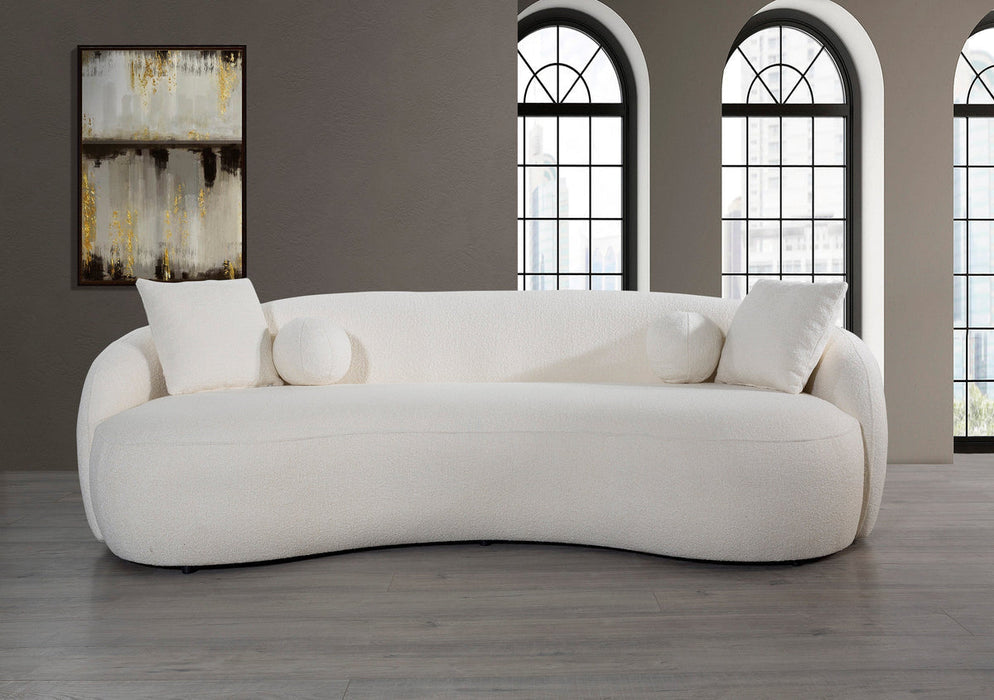 Bonita Ivory Boucle Sofa & Loveseat - BONITAIVORY-SL - Gate Furniture