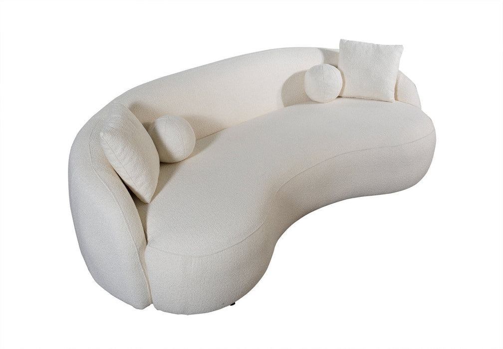 Bonita Ivory Boucle Sofa & Loveseat - BONITAIVORY-SL - Gate Furniture