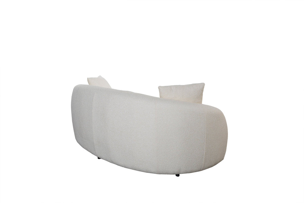 Bonita Ivory Boucle Sofa & Loveseat - BONITAIVORY-SL - Gate Furniture