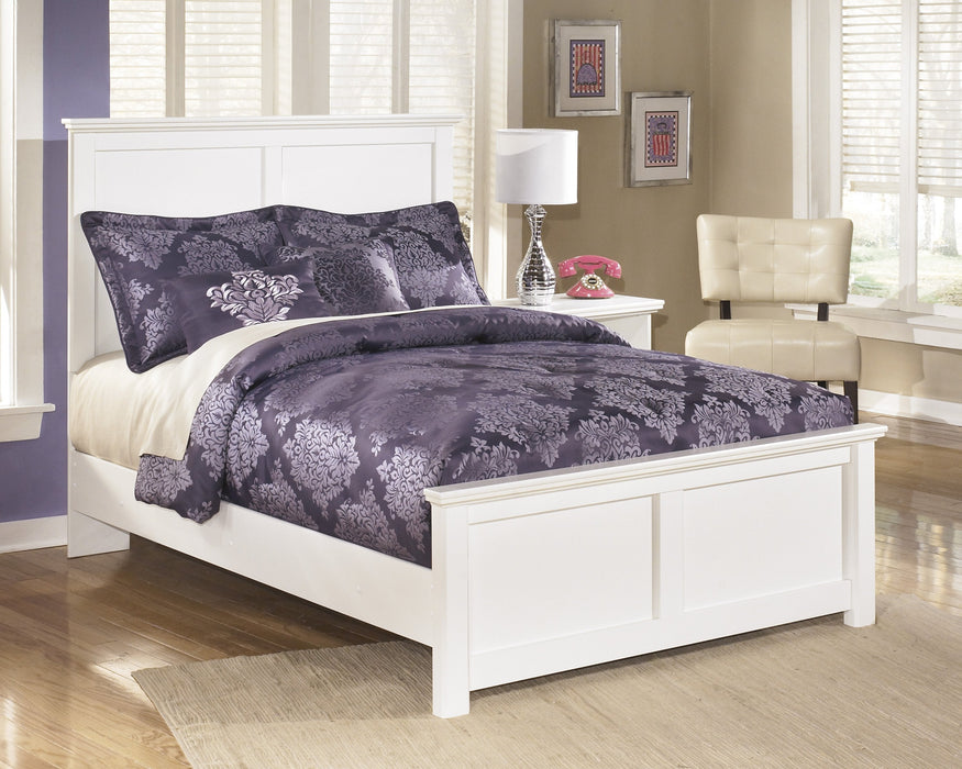 Bostwick Shoals White Full Panel Bed - Gate Furniture