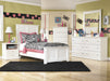 Bostwick Shoals White Youth Panel Bedroom Set - Gate Furniture