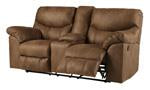 Boxberg Bark Reclining Loveseat with Console - 3380294 - Gate Furniture