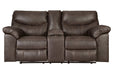 Boxberg Teak Reclining Loveseat with Console - 3380394 - Gate Furniture