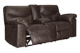 Boxberg Teak Reclining Loveseat with Console - 3380394 - Gate Furniture