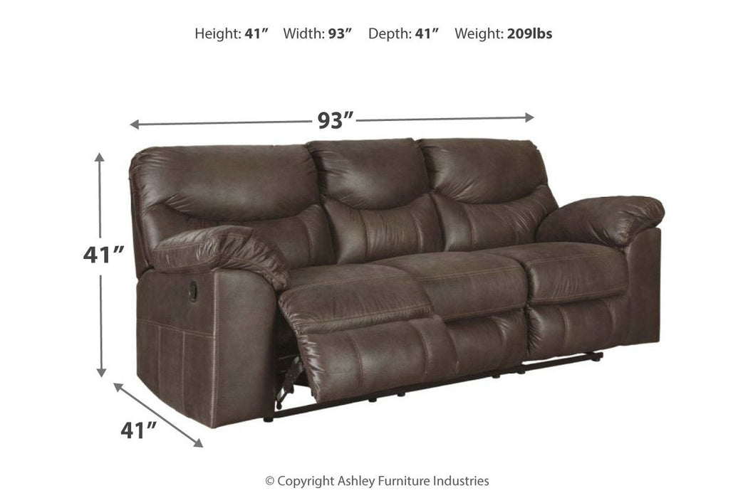 Boxberg Teak Reclining Sofa - 3380388 - Gate Furniture