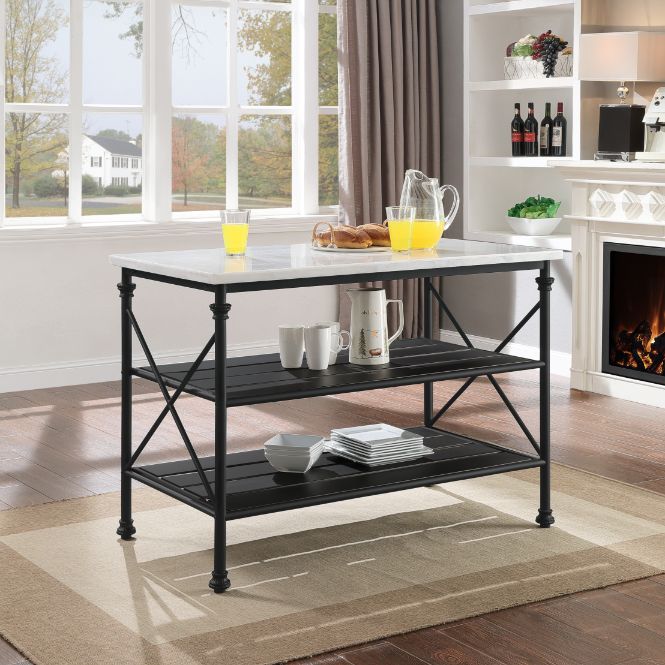 Brahm Kitchen Island - 98943 - In Stock Furniture