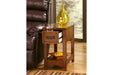 Breegin Brown Chairside End Table - T007-319 - Gate Furniture