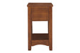 Breegin Brown Chairside End Table - T007-319 - Gate Furniture