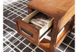 Breegin Brown Chairside End Table - T007-319 - Gate Furniture