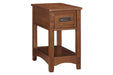 Breegin Brown Chairside End Table - T007-319 - Gate Furniture