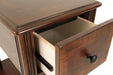 Breegin Brown Chairside End Table - T007-527 - Gate Furniture