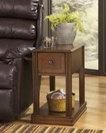 Breegin Brown Chairside End Table - T007-527 - Gate Furniture