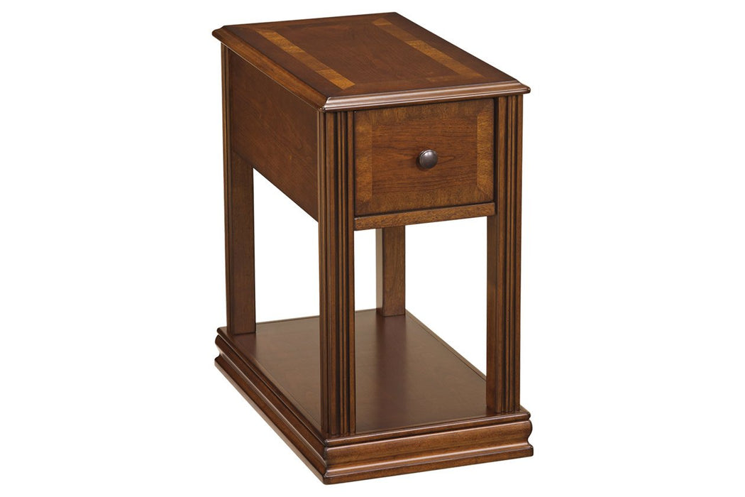 Breegin Brown Chairside End Table - T007-527 - Gate Furniture