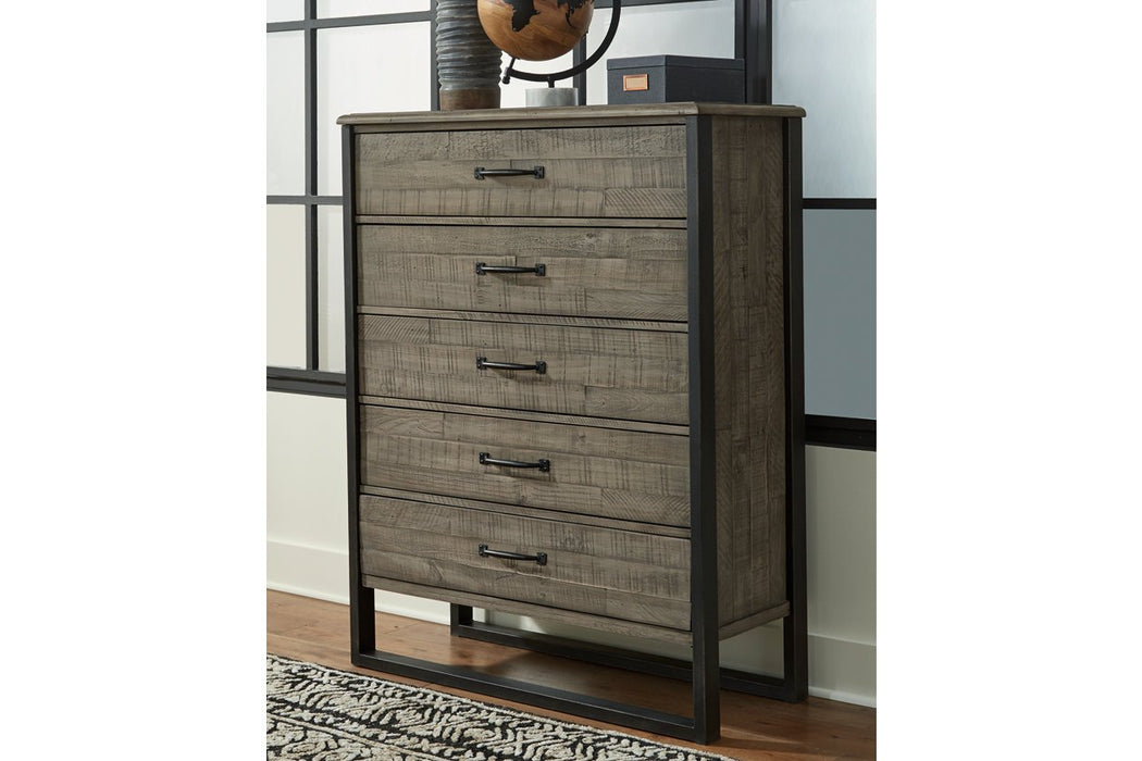 Brennagan Gray Chest of Drawers - B774-46 - Gate Furniture