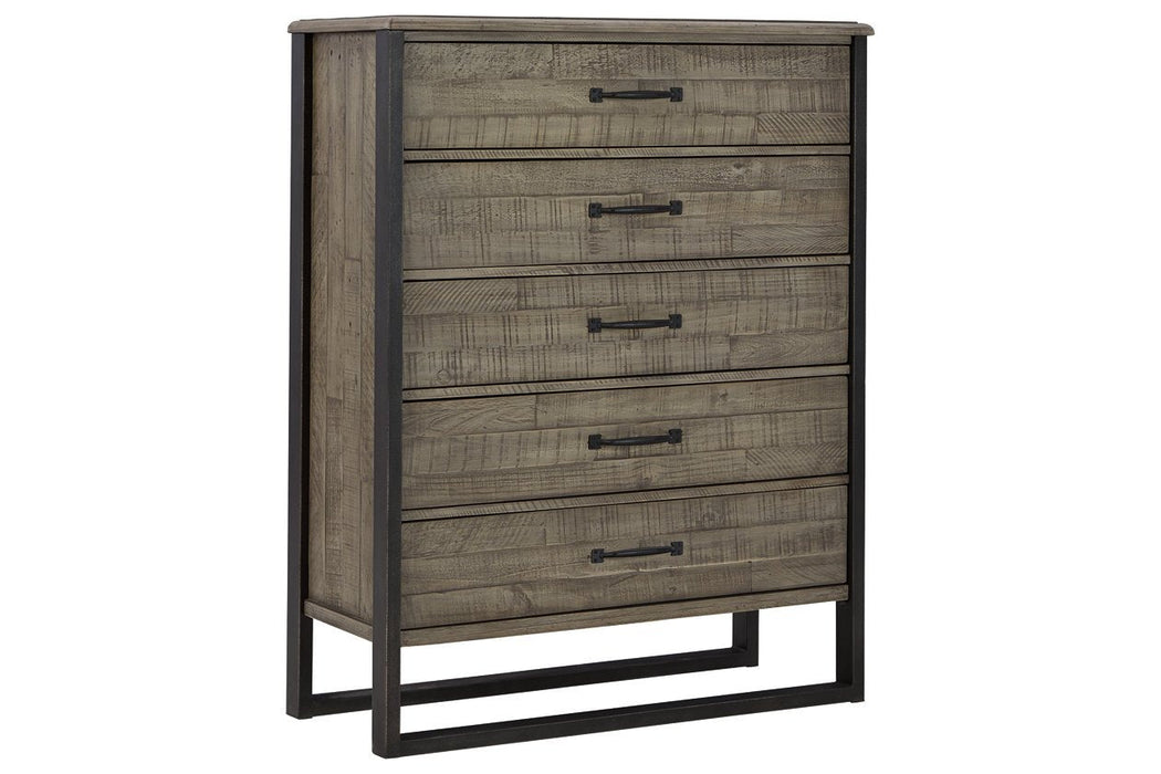 Brennagan Gray Chest of Drawers - B774-46 - Gate Furniture