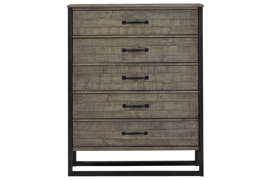 Brennagan Gray Chest of Drawers - B774-46 - Gate Furniture