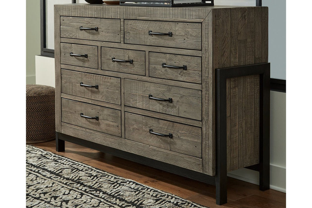 Brennagan Gray Dresser - B774-31 - Gate Furniture