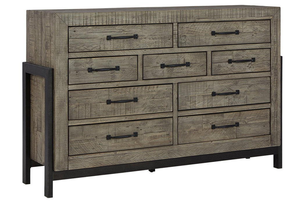 Brennagan Gray Dresser - B774-31 - Gate Furniture