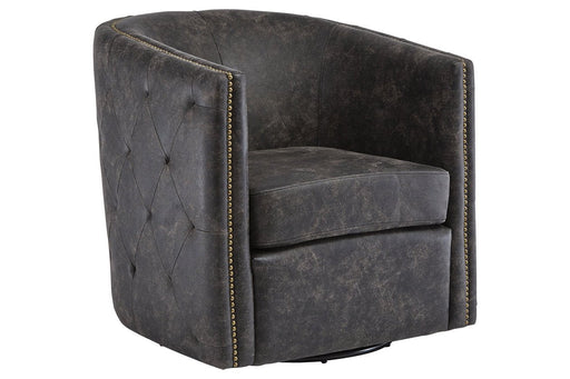 Brentlow Distressed Black Accent Chair - A3000202 - Gate Furniture