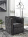 Brentlow Distressed Black Accent Chair - A3000202 - Gate Furniture