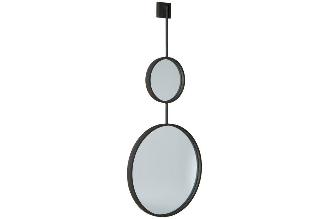 Brewer Black Accent Mirror - A8010166 - Gate Furniture