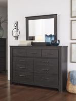 Brinxton Charcoal Bedroom Mirror - B249-36 - Gate Furniture