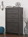 Brinxton Charcoal Chest of Drawers - B249-46 - Gate Furniture