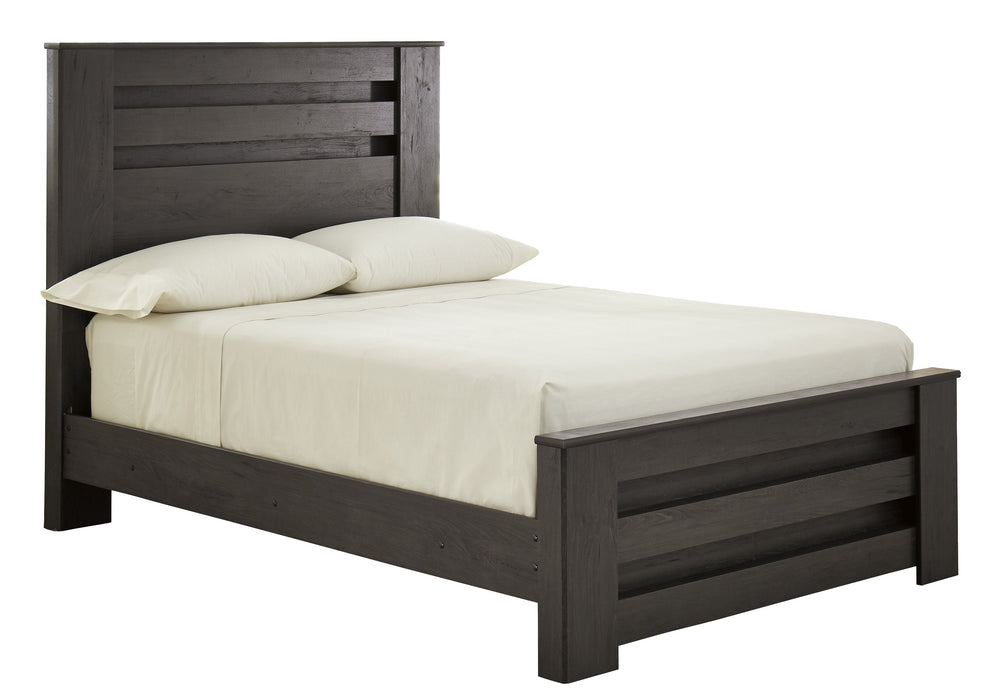 Brinxton Charcoal Full Panel Bed - Gate Furniture