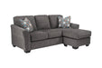 Brise Slate Sofa Chaise - 8410218 - Gate Furniture