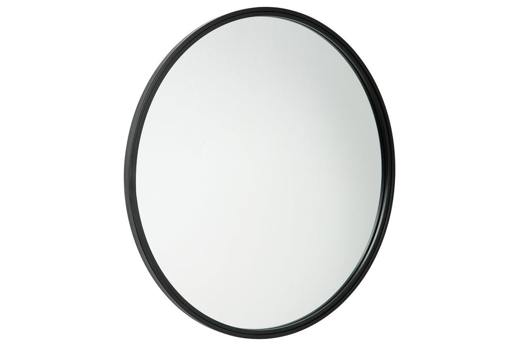 Brocky Black Accent Mirror - A8010210 - Gate Furniture