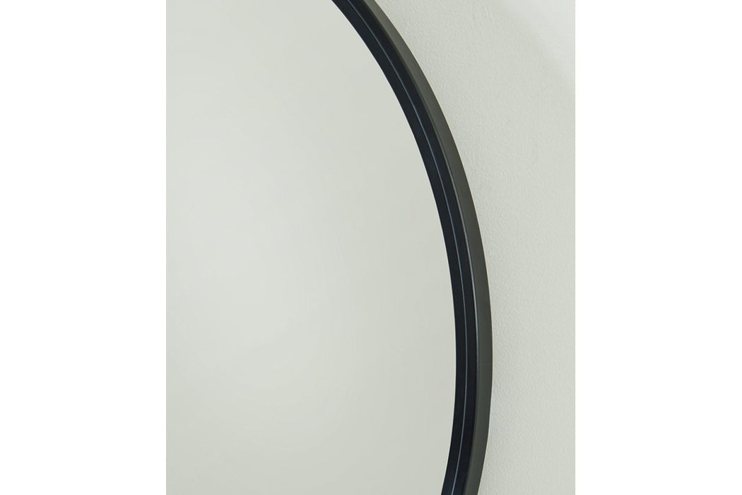 Brocky Black Accent Mirror - A8010210 - Gate Furniture