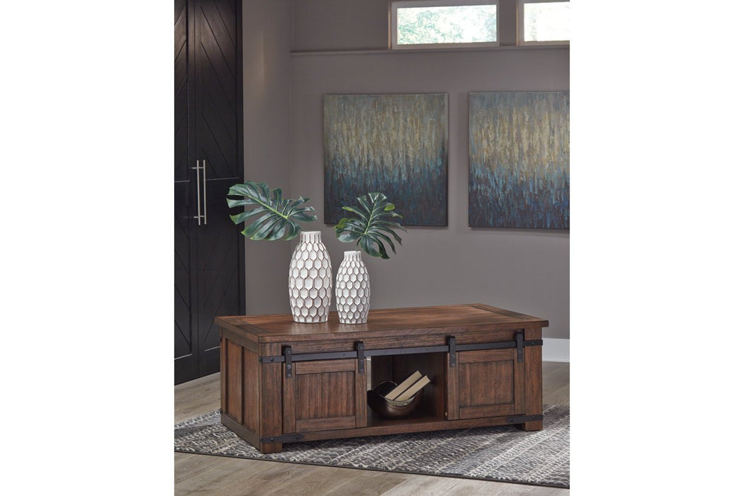 Budmore Brown Coffee Table - T372-1 - Gate Furniture