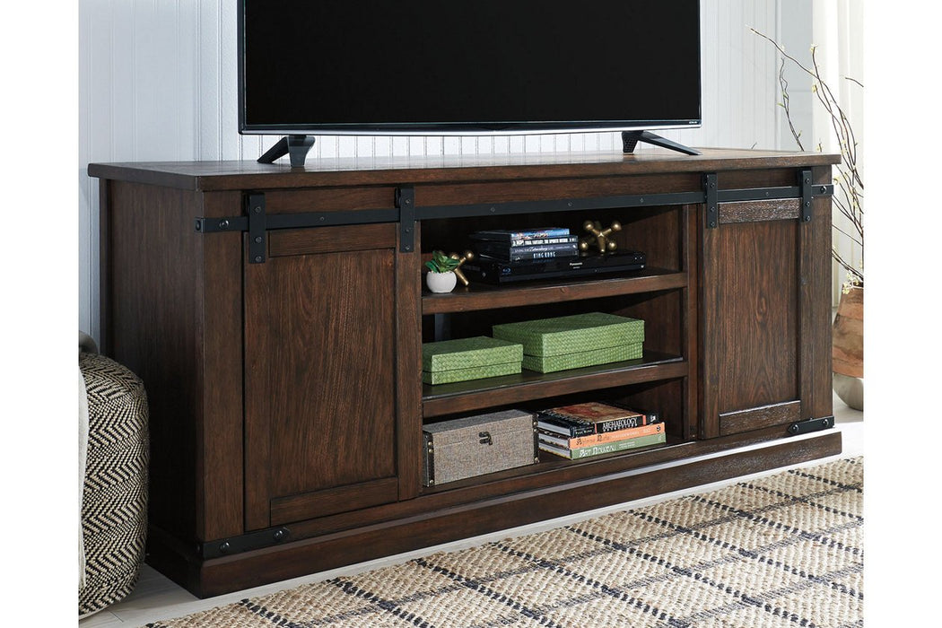 Budmore Rustic Brown 70" TV Stand - W562-68 - Gate Furniture