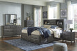 Caitbrook Gray Bookcase Storage Bedroom Set - Gate Furniture