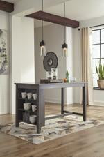 Caitbrook Gray Counter Height Dining Table - D388-13 - Gate Furniture