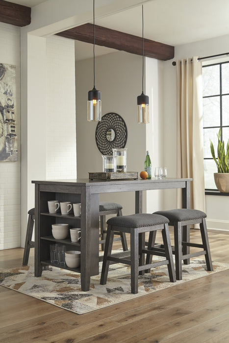 Caitbrook Gray Counter Height Set - Gate Furniture