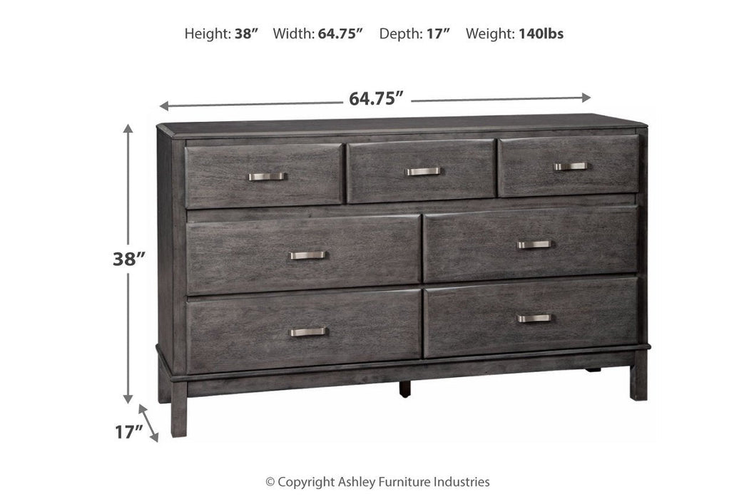 Caitbrook Gray Dresser - B476-31 - Gate Furniture