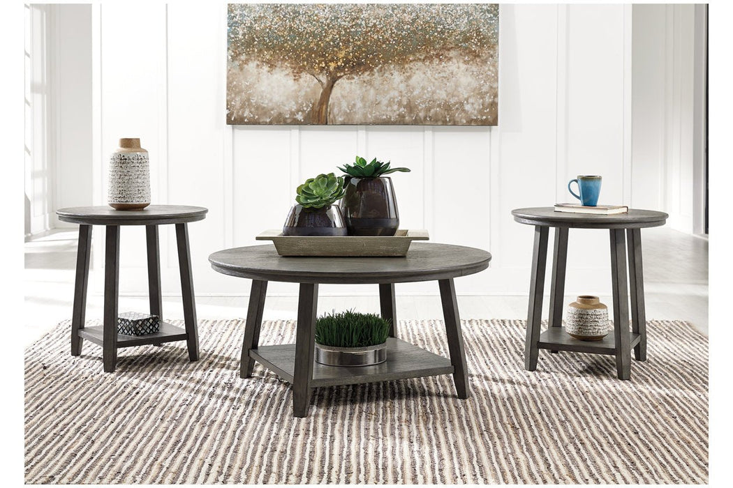 Caitbrook Gray Table (Set of 3) - T188-13 - Gate Furniture