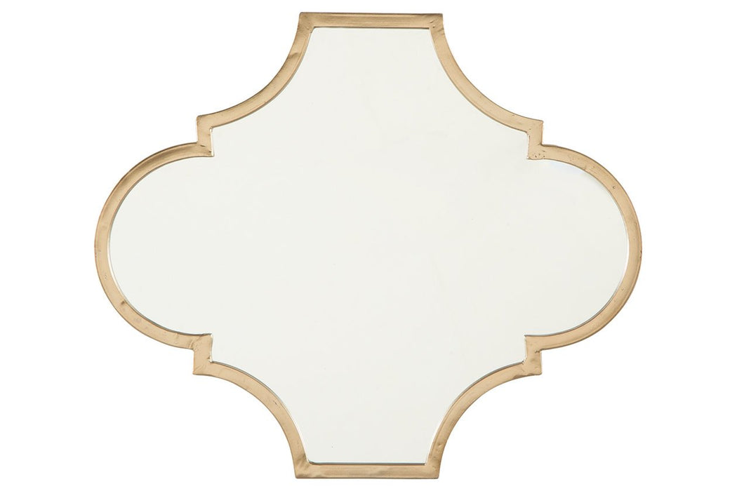 Callie Gold Finish Accent Mirror - A8010155 - Gate Furniture