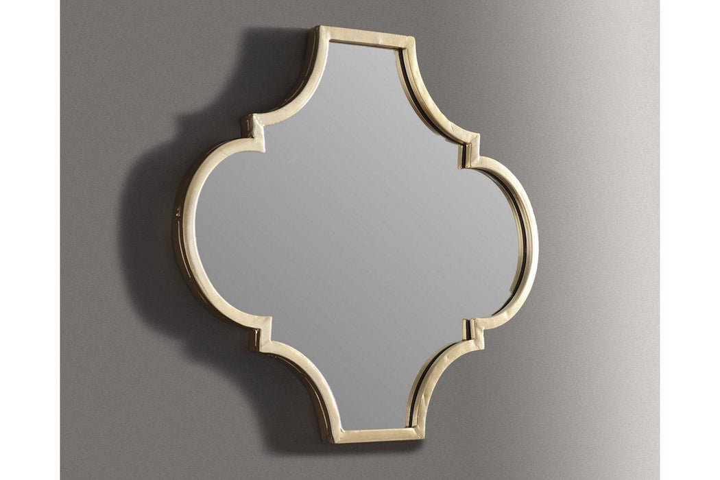 Callie Gold Finish Accent Mirror - A8010155 - Gate Furniture