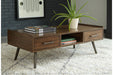 Calmoni Brown Coffee Table - T916-1 - Gate Furniture