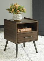 Calmoni Brown End Table - T916-2 - Gate Furniture