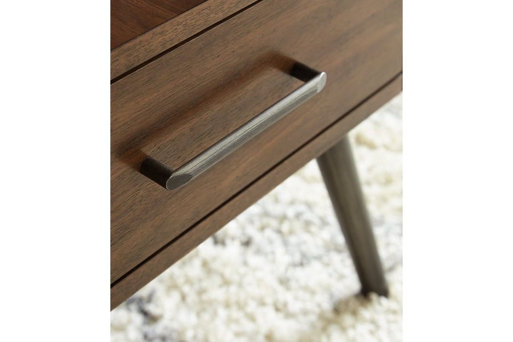 Calmoni Brown End Table - T916-2 - Gate Furniture