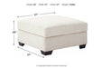 Cambri Snow Ottoman With Storage - 9280111 - Gate Furniture