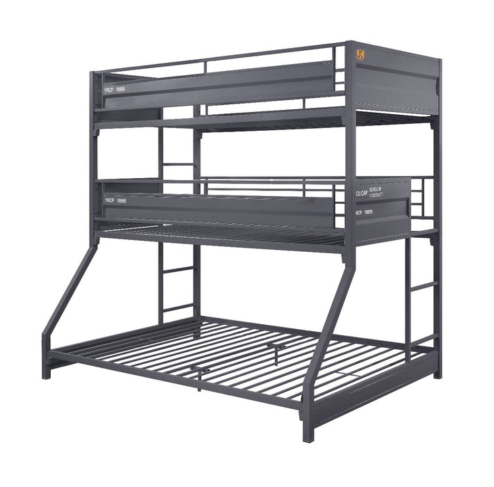 Cargo Twin/Twin/Full Triple Bunk Bed - 37995 - In Stock Furniture