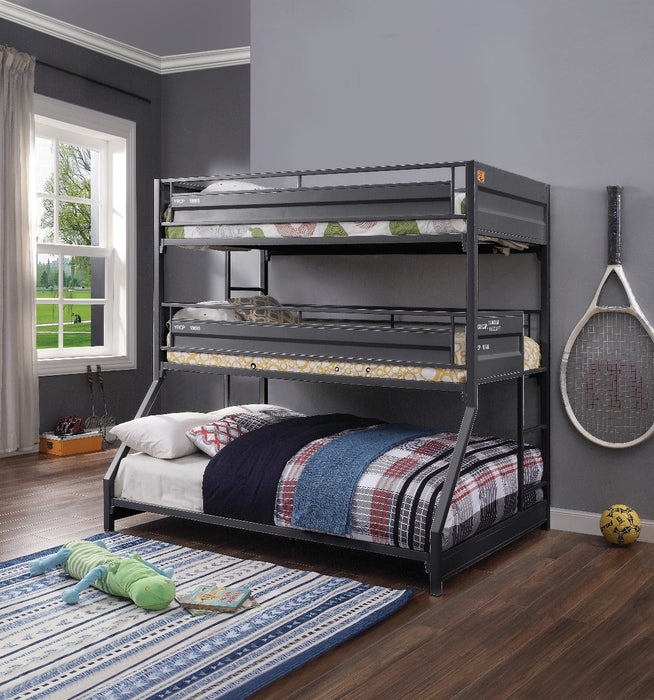 Cargo Twin/Twin/Full Triple Bunk Bed - 37995 - In Stock Furniture