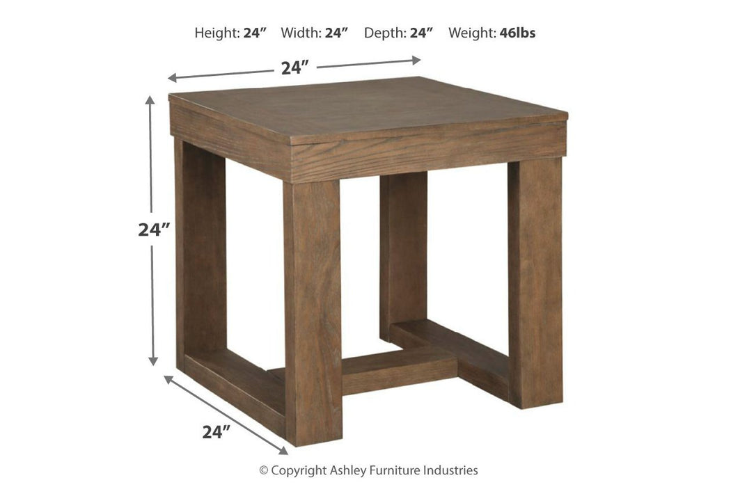 Cariton Gray End Table - T471-2 - Gate Furniture