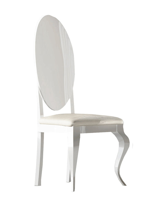 Carmen Arm And Side White Chair - i22324 - In Stock Furniture